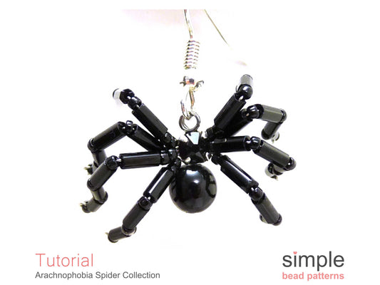 Arachnophobia Spider Earrings, Necklace, Bracelet, & Ring Tutorial
