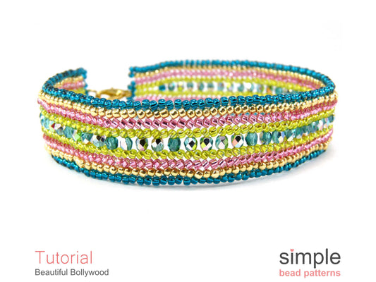 Beautiful Bollywood Bracelet Beading Pattern