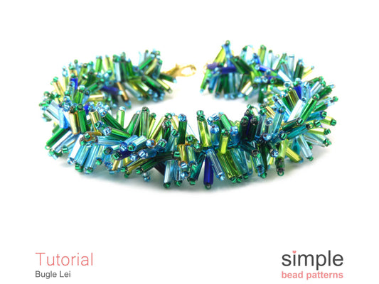 Bugle Lei Bracelet & Necklace Beading Pattern
