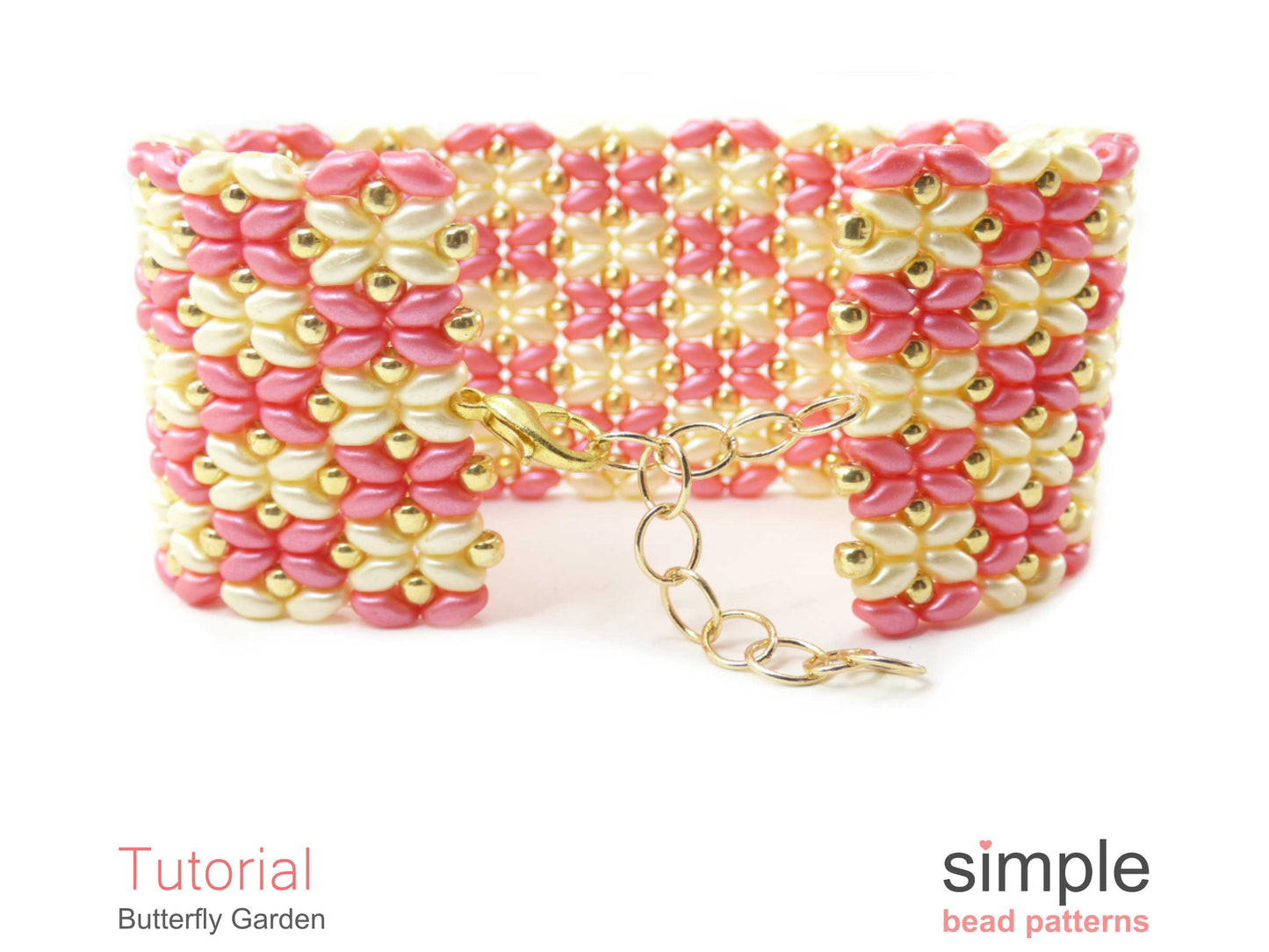 Butterfly Garden Bracelet Beading Pattern