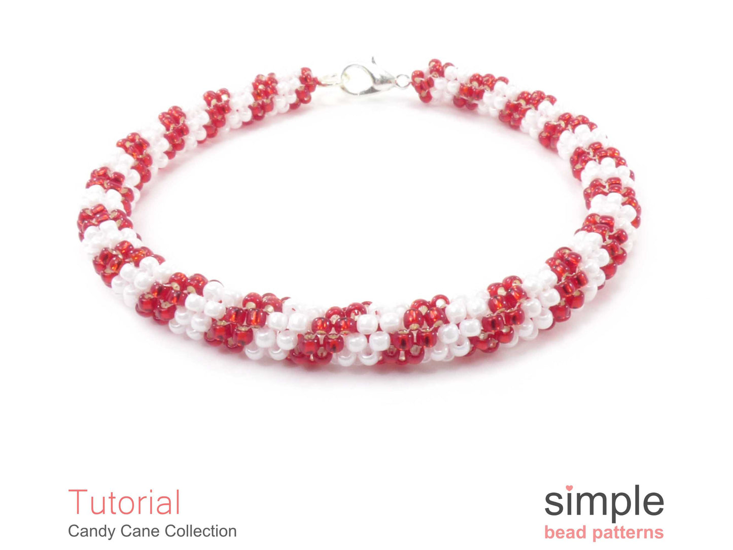 Candy Cane Earrings, Necklace & Bracelet Pattern