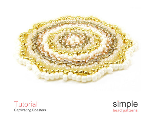 Captivating Coasters Beading Pattern
