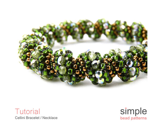 Cellini Spiral Bracelet & Necklace Beading Pattern