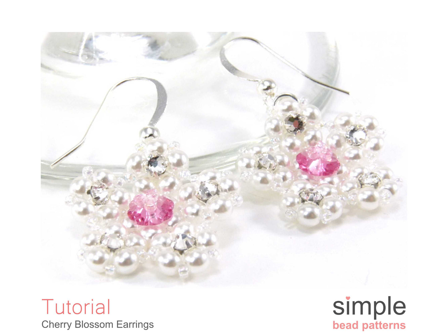 Cherry Blossom Earrings Beading Pattern