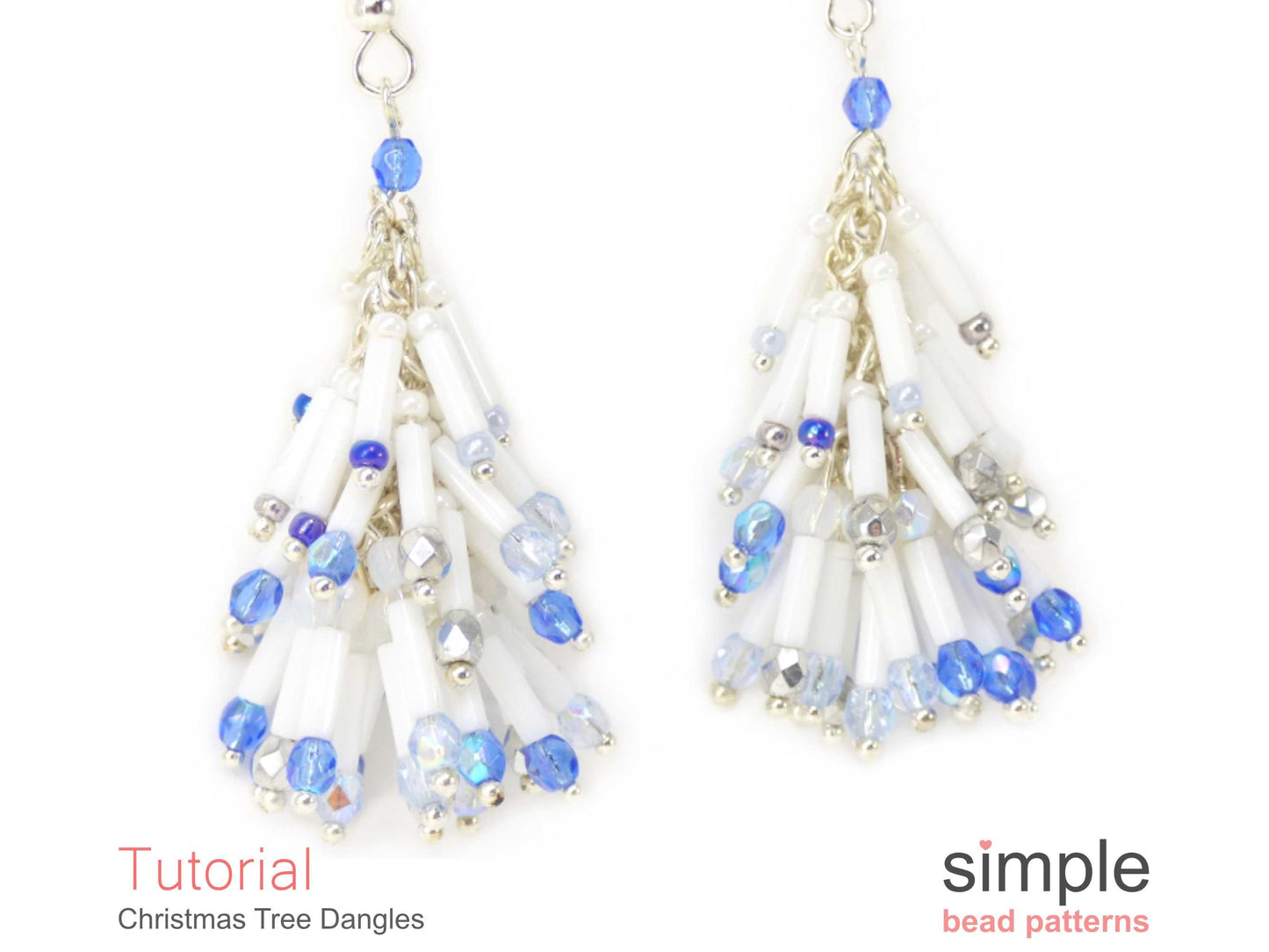 Christmas Tree Dangle Earrings Tutorial