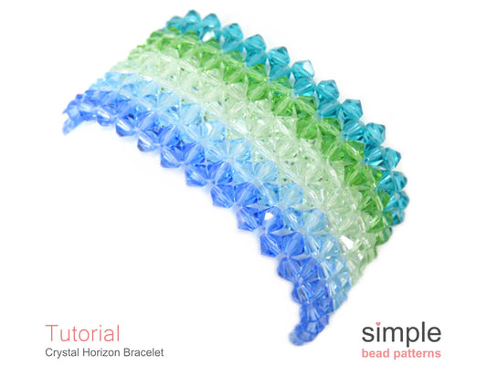 Crystal Horizon Bracelet Beading Pattern