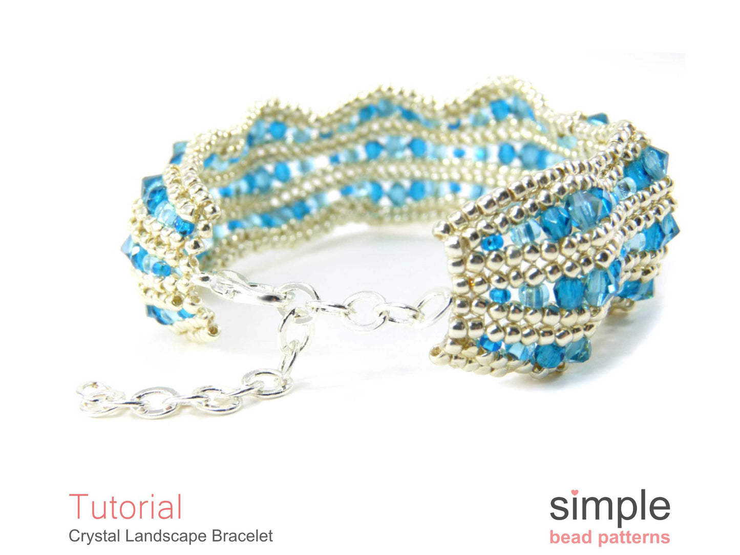 Crystal Landscape Bracelet Beading Pattern