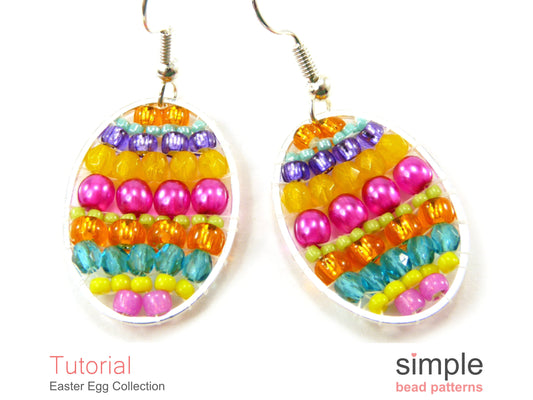 Easter Egg Earrings, Necklace, & Bracelet Pattern
