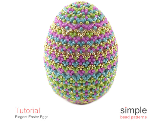 Elegant Easter Egg Beading Pattern