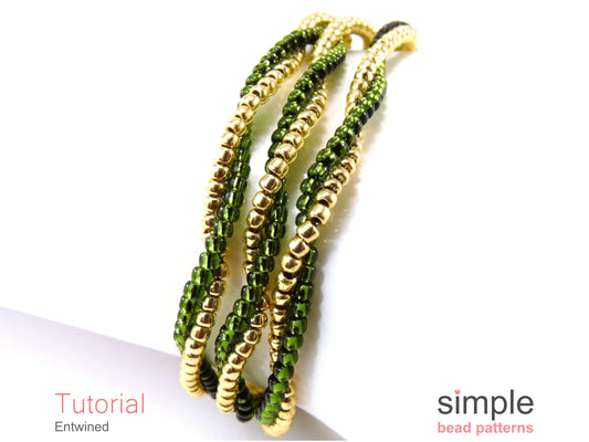 Entwined Bracelet & Necklace Beading Pattern