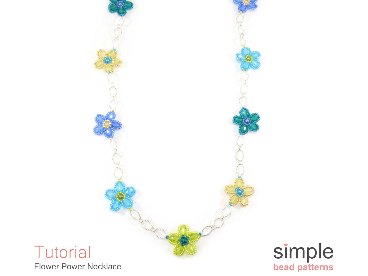 Flower Power Necklace Beading Pattern