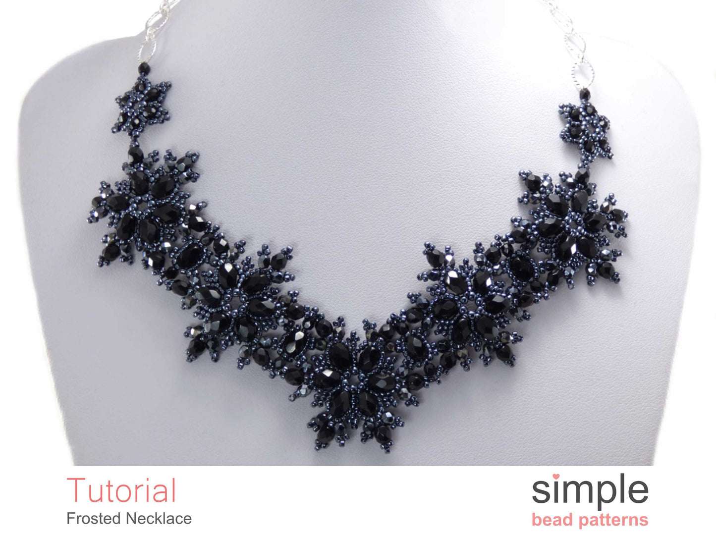 Frosted Snowflake Necklace Beading Pattern