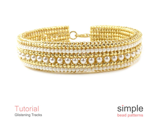 Glistening Tracks Bracelet Pattern