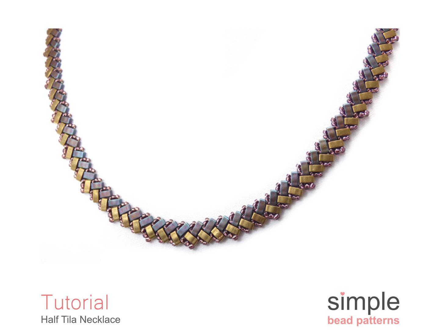 Half Tila Necklace Tutorial
