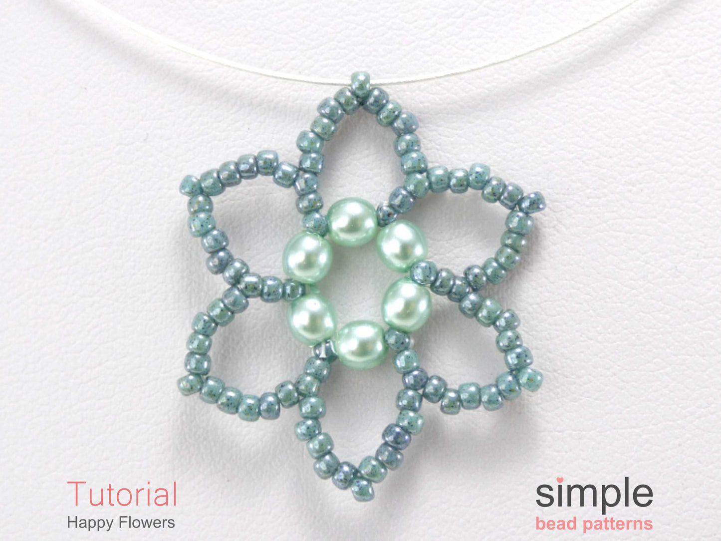 Happy Flower Earrings & Necklace Beading Pattern