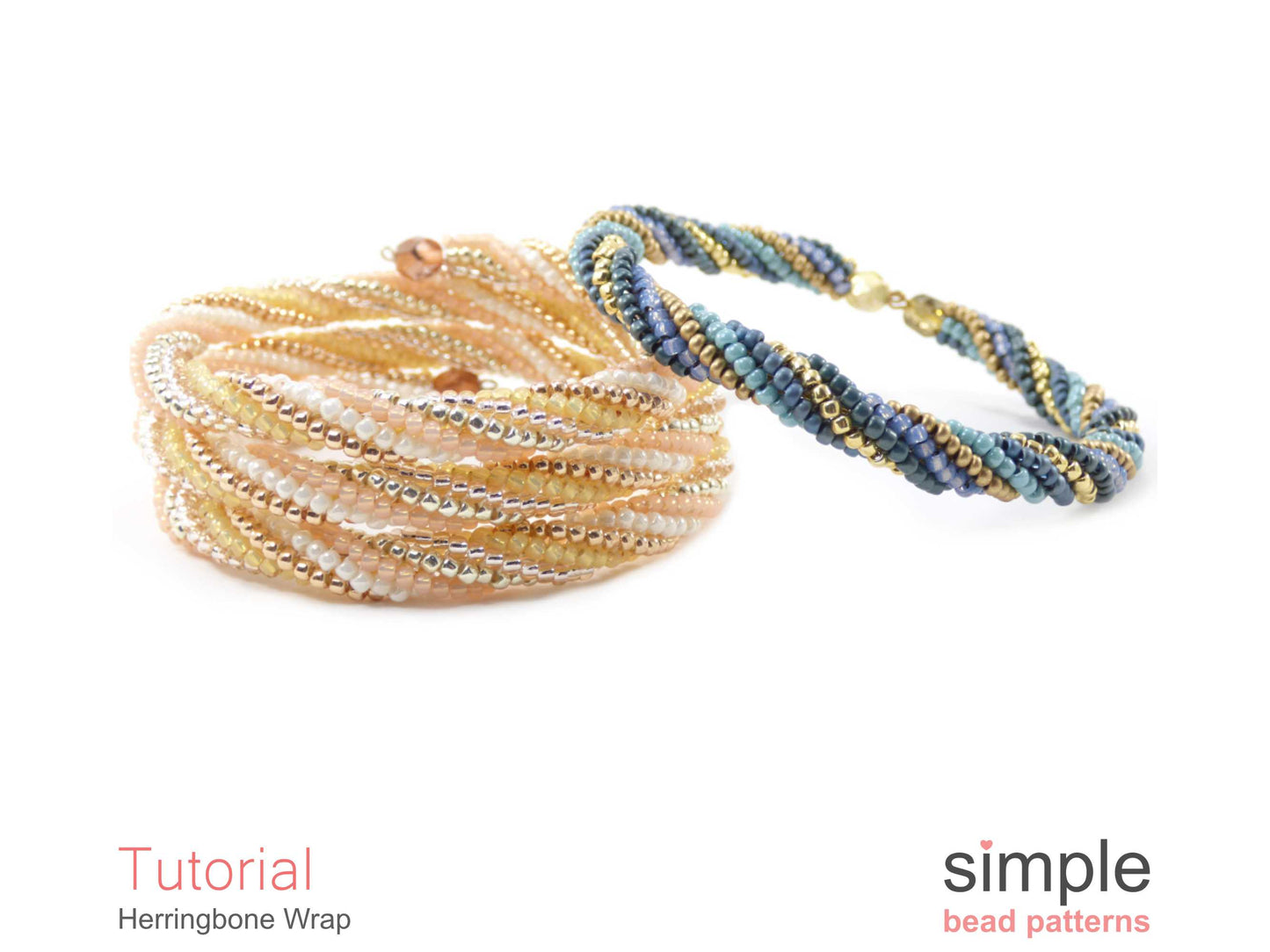 Herringbone Wrap Bracelet Beading Pattern