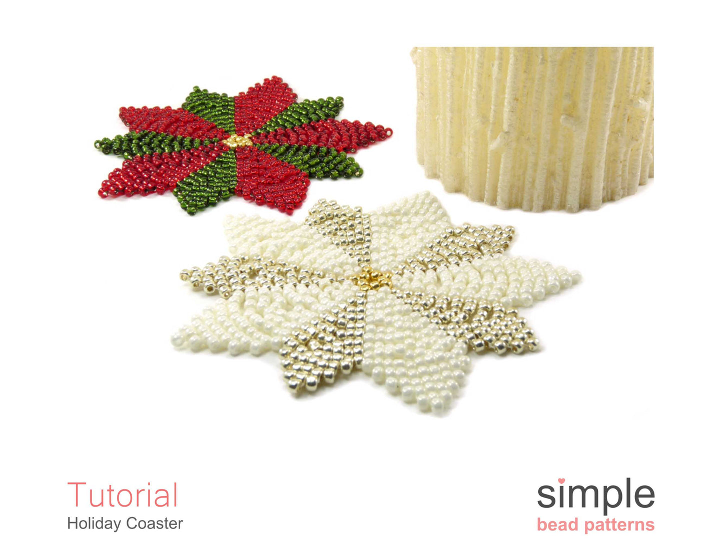 Holiday Coaster Beading Pattern