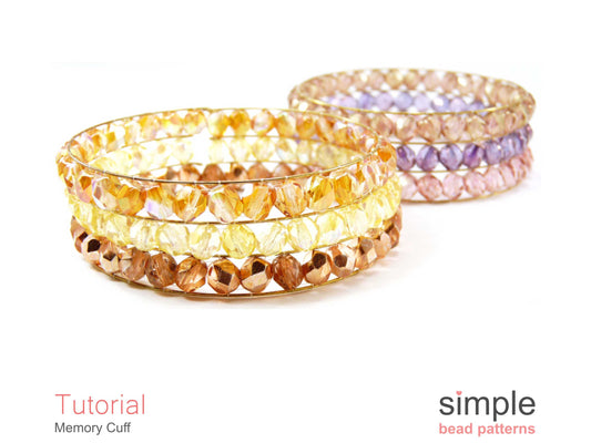 Memory Cuff Bracelet Beading Pattern