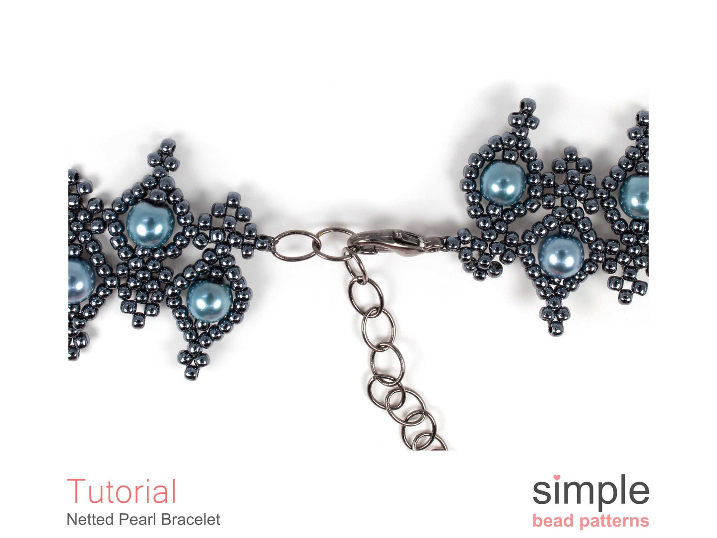 Netted Pearl Bracelet Beading Pattern