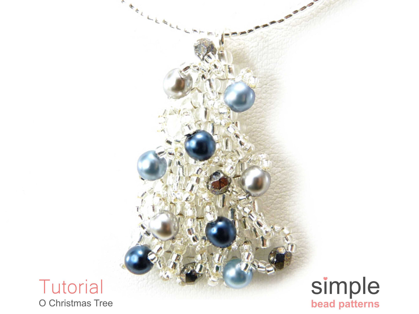 O Christmas Tree Earrings & Necklace Pattern