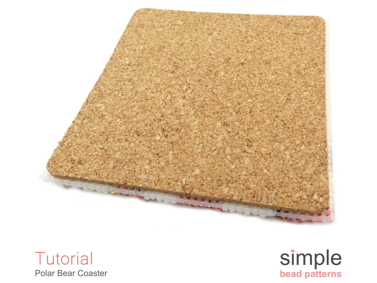 Polar Bear Coaster Beading Pattern