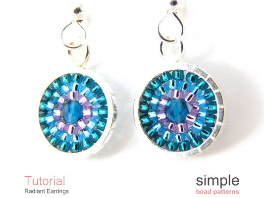 Radiant Earrings Beading Pattern