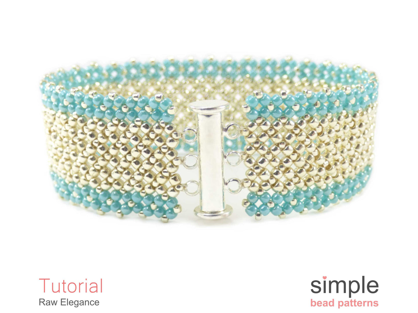 Raw Elegance Bracelet Beading Pattern