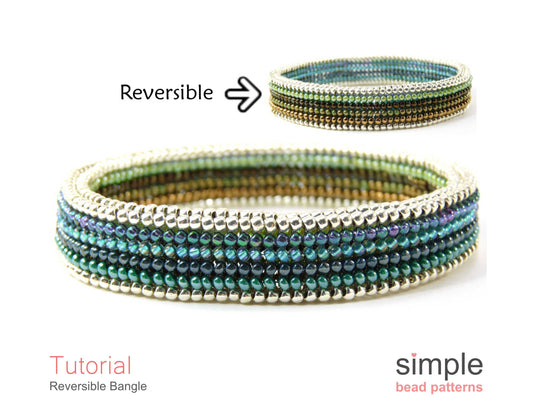 Reversible Bangle Bracelet Beading Pattern