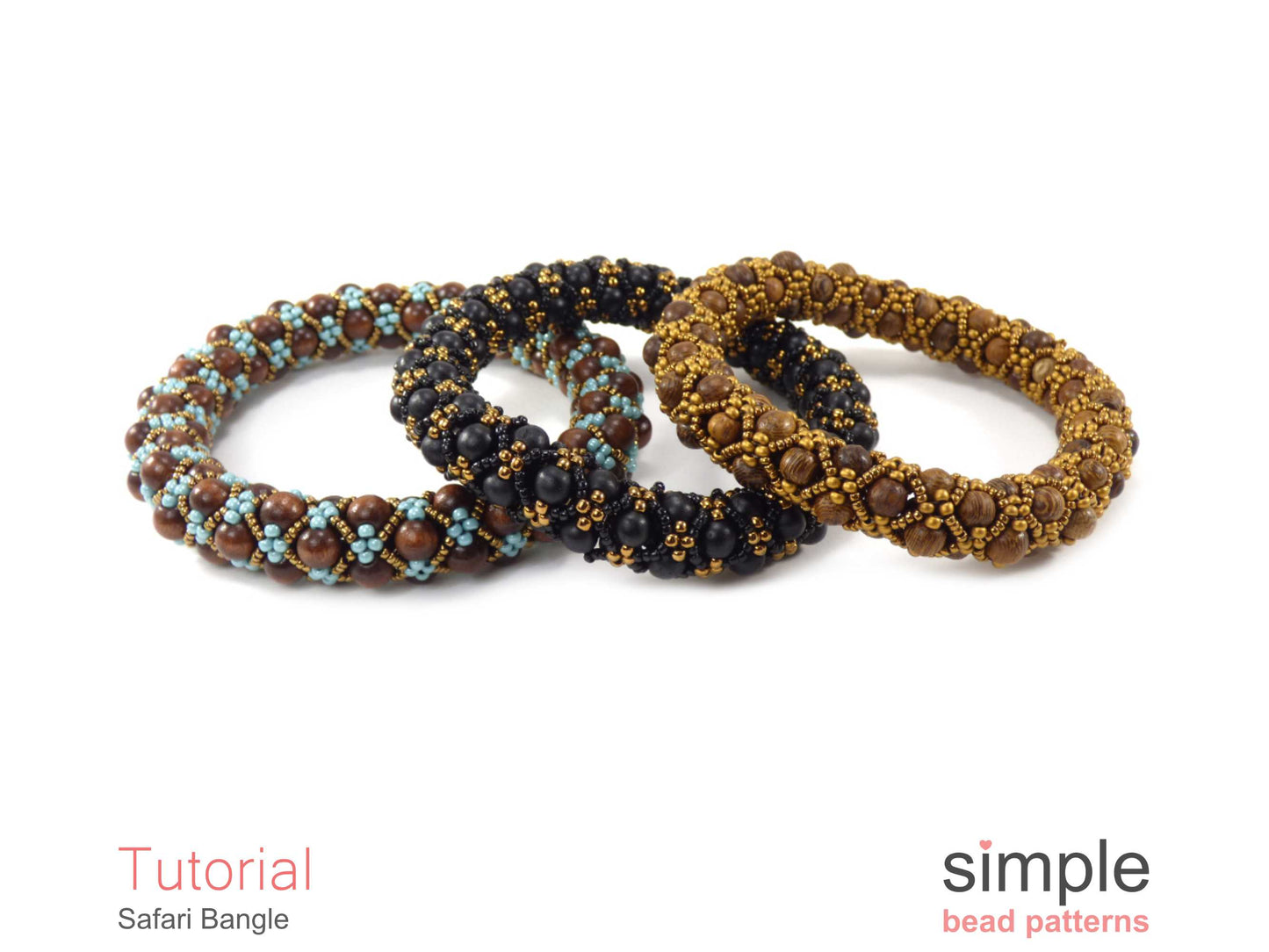 Safari Bangle Bracelet Beading Pattern
