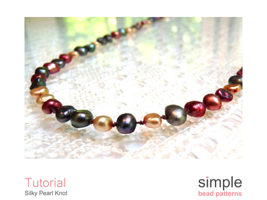 Silky Pearl Knot Bracelet & Necklace Tutorial