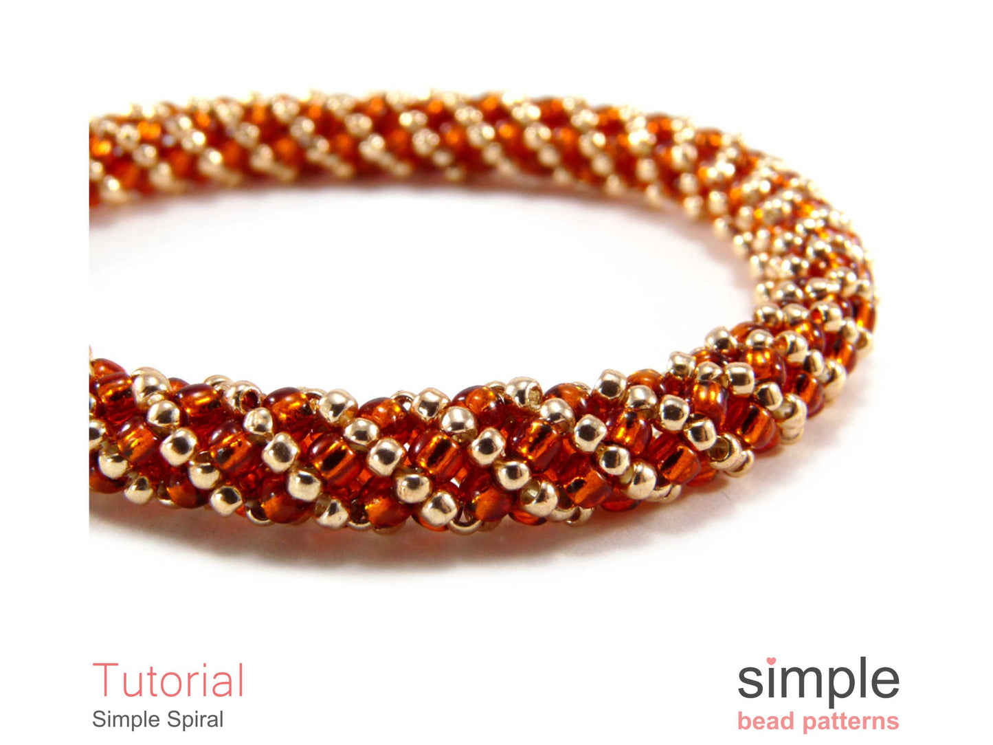 Simple Spiral Bracelet & Necklace Beading Pattern