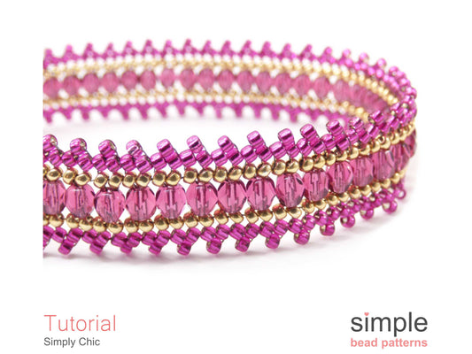 Simply Chic Bracelet Beading Pattern