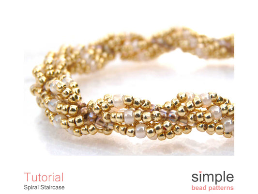 Spiral Staircase Bracelet & Necklace Beading Pattern
