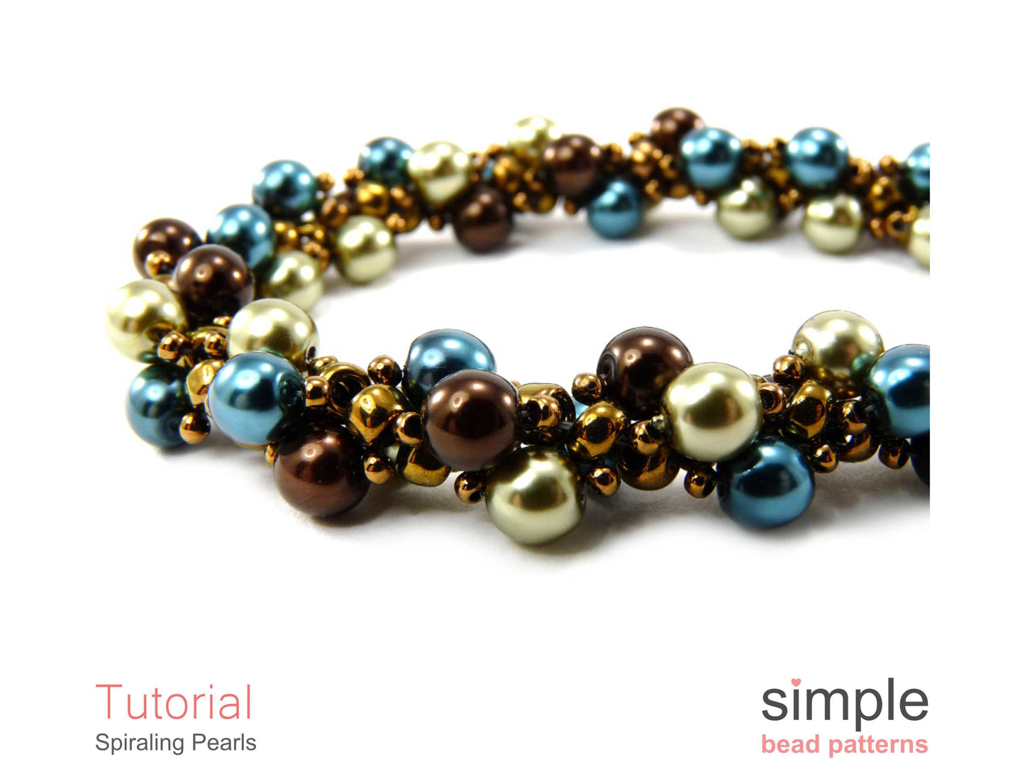 Spiraling Pearls Bracelet & Necklace Beading Pattern