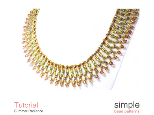 Summer Radiance Necklace Beading Pattern
