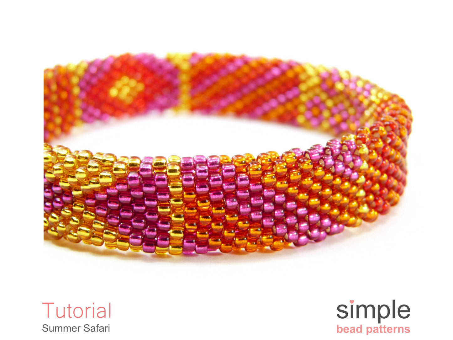 Summer Safari Bracelet Beading Pattern