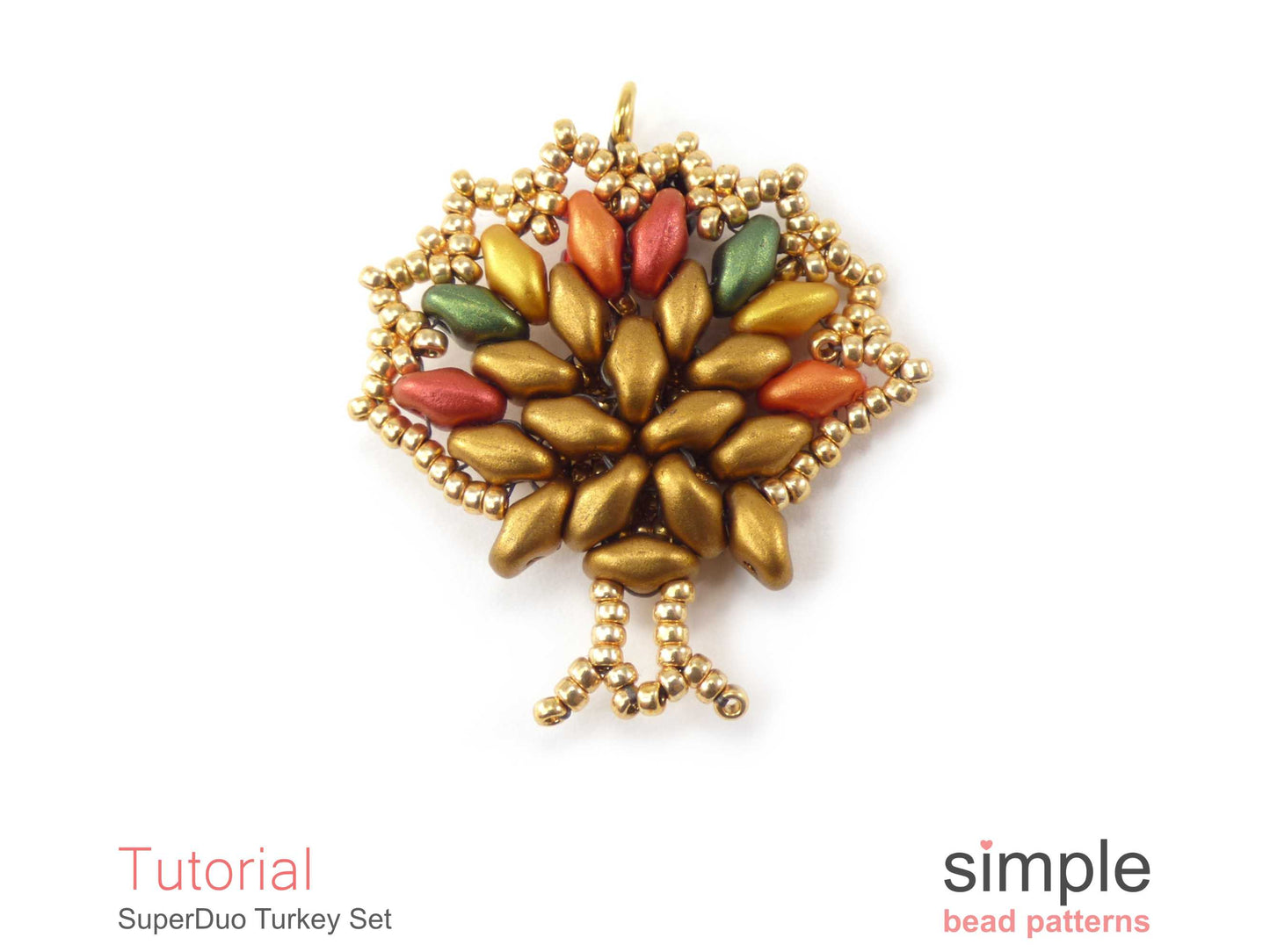 SuperDuo Turkey Earrings & Necklace Beading Pattern