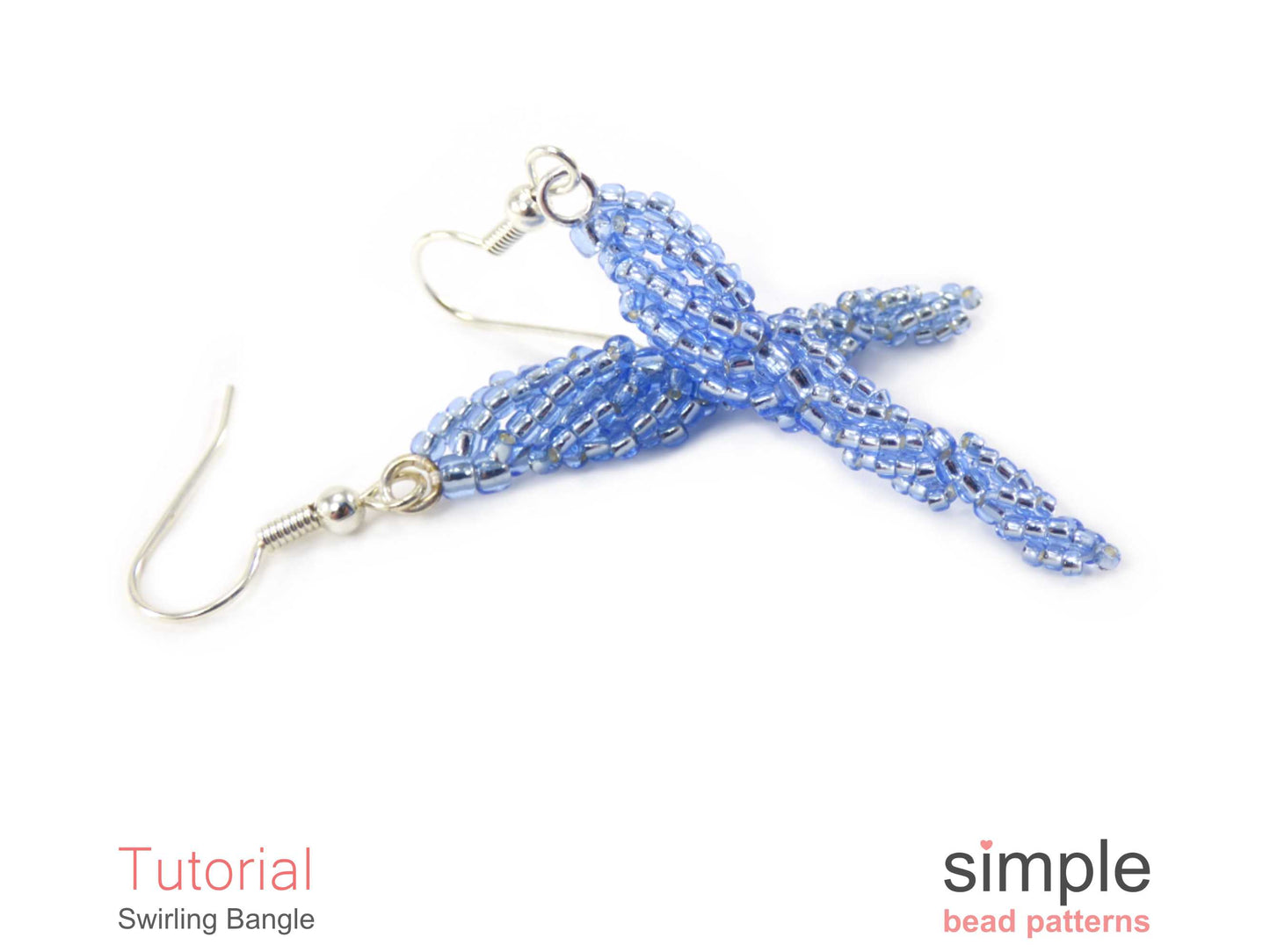 Swirling Icicle Earrings Beading Pattern