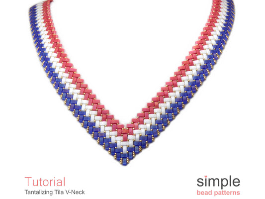 Tantalizing Tila V-Necklace Beading Pattern