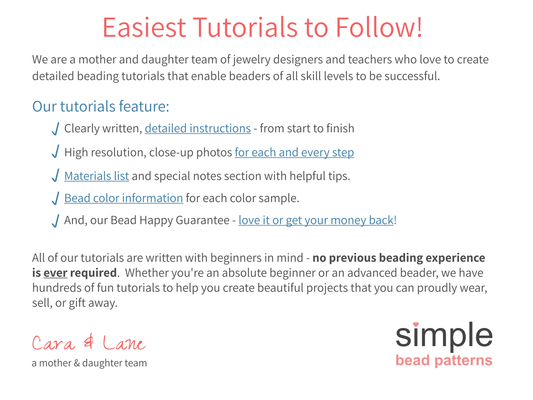 Snazzy Stretch Bracelet Beading Pattern