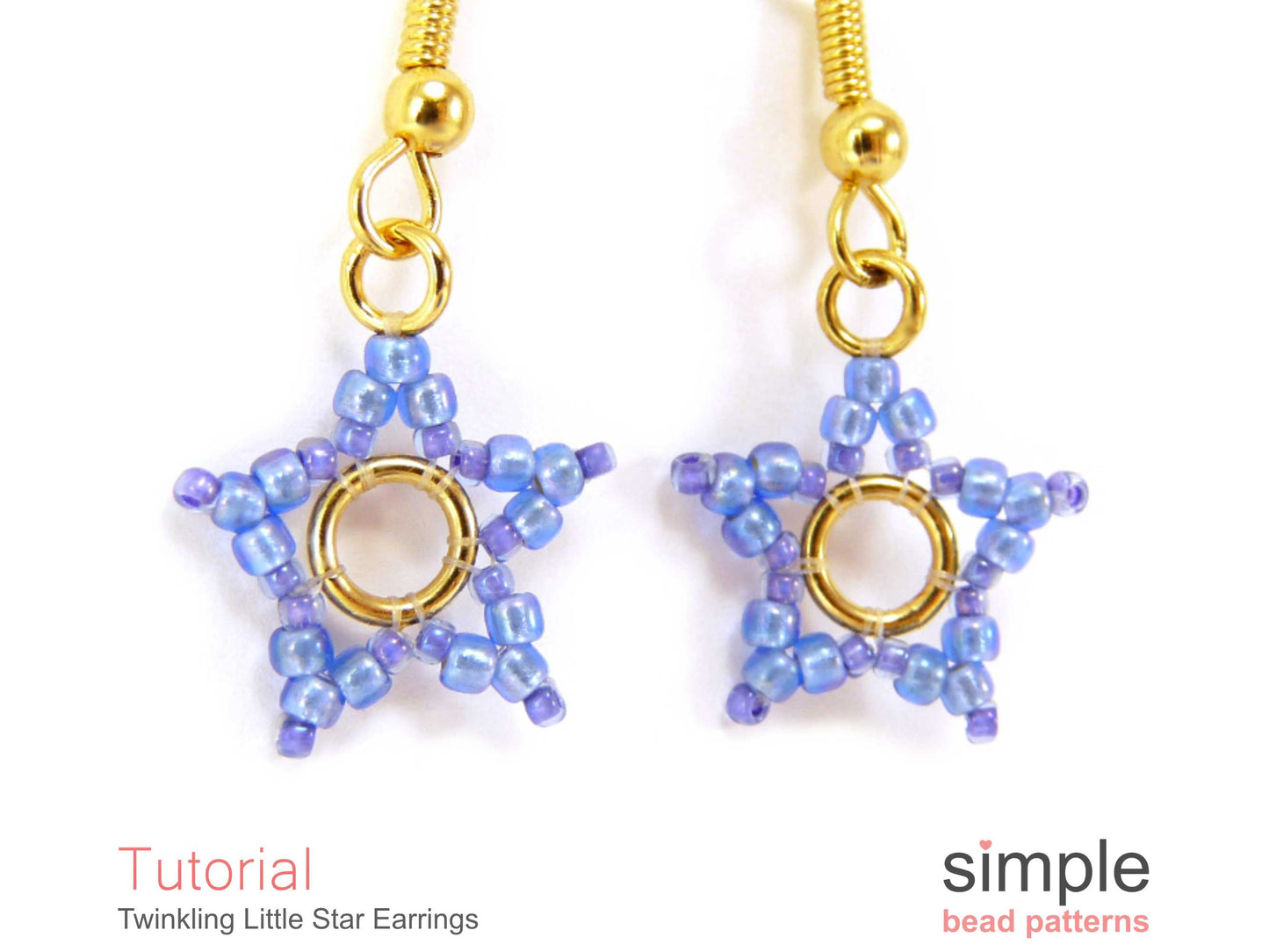 Twinkling Little Star Earrings Beading Pattern