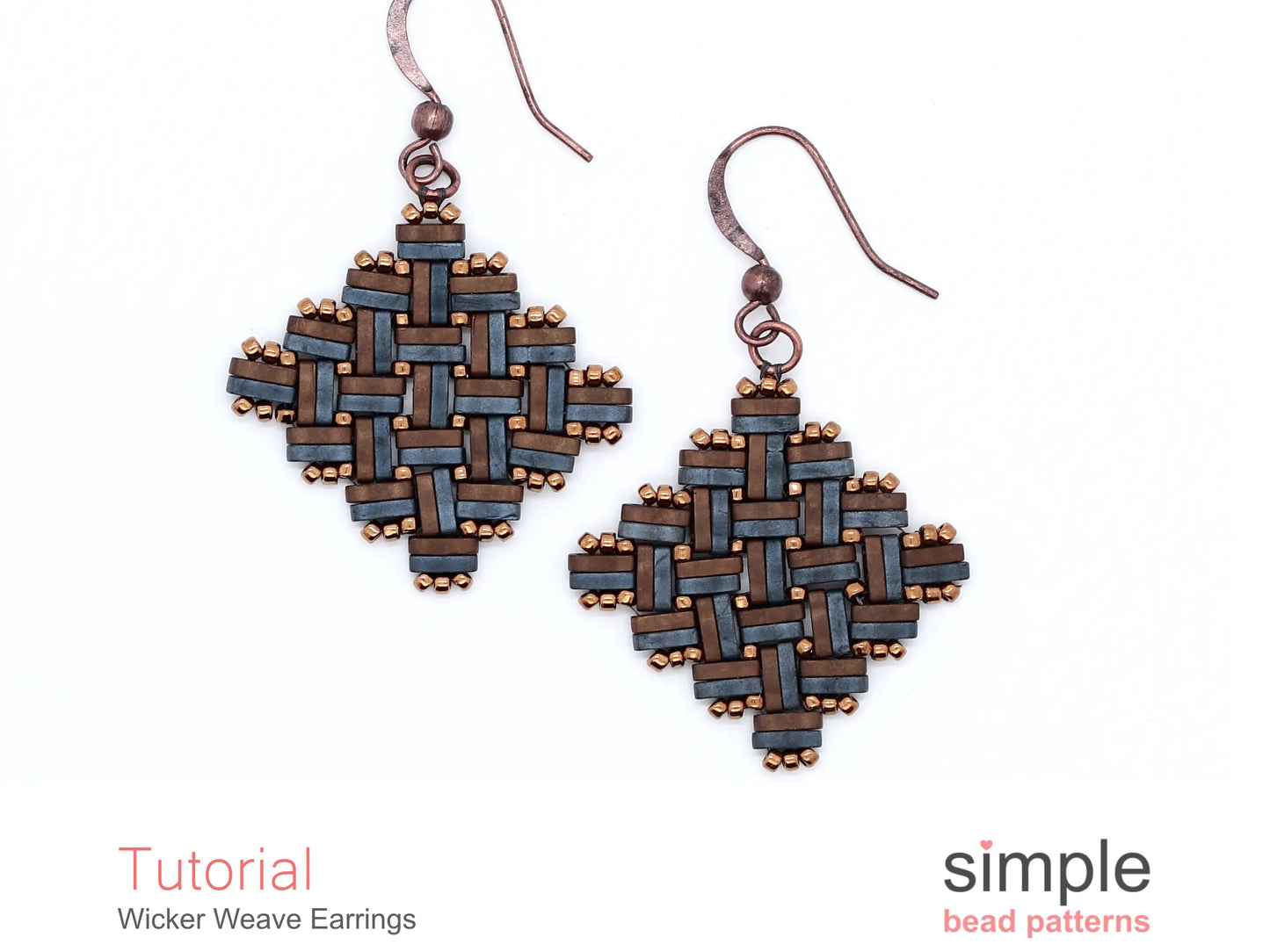 Wicker Weave Earrings Beading Pattern