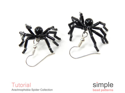 Arachnophobia Spider Earrings, Necklace, Bracelet, & Ring Tutorial