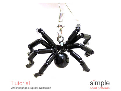 Arachnophobia Spider Earrings, Necklace, Bracelet, & Ring Tutorial