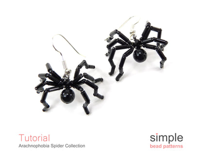 Arachnophobia Spider Earrings, Necklace, Bracelet, & Ring Tutorial