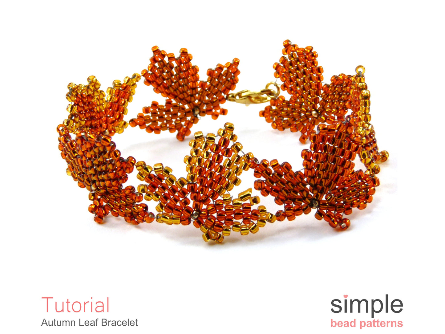 Autumn Leaf Bracelet Beading Pattern