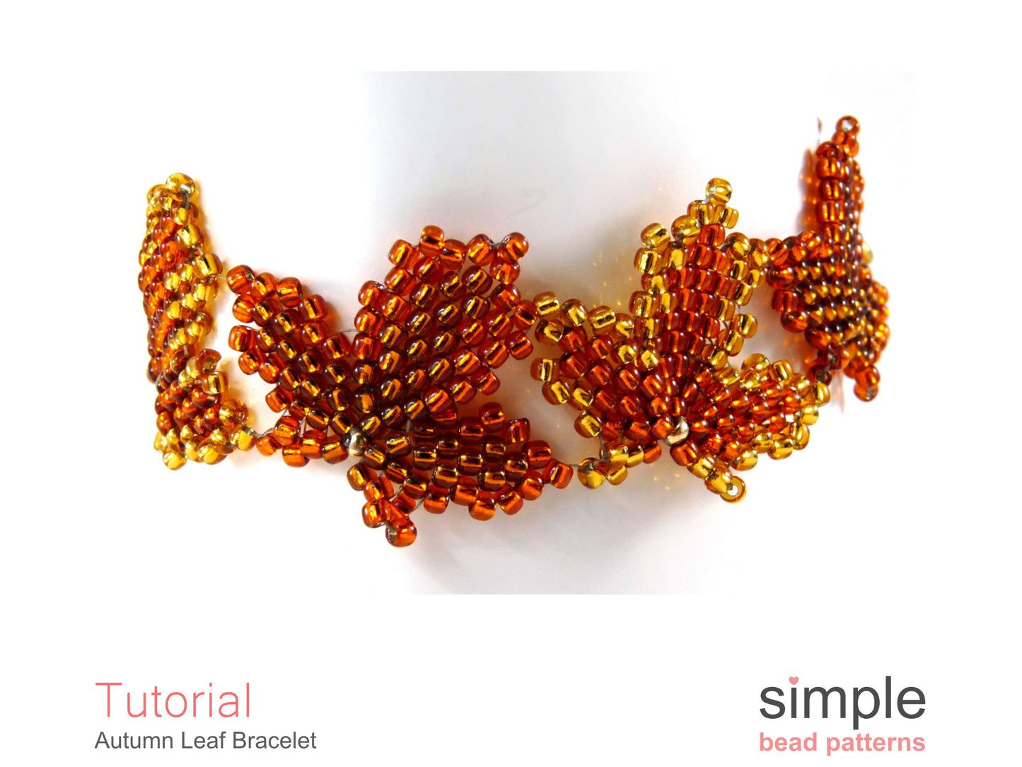 Autumn Leaf Bracelet Beading Pattern