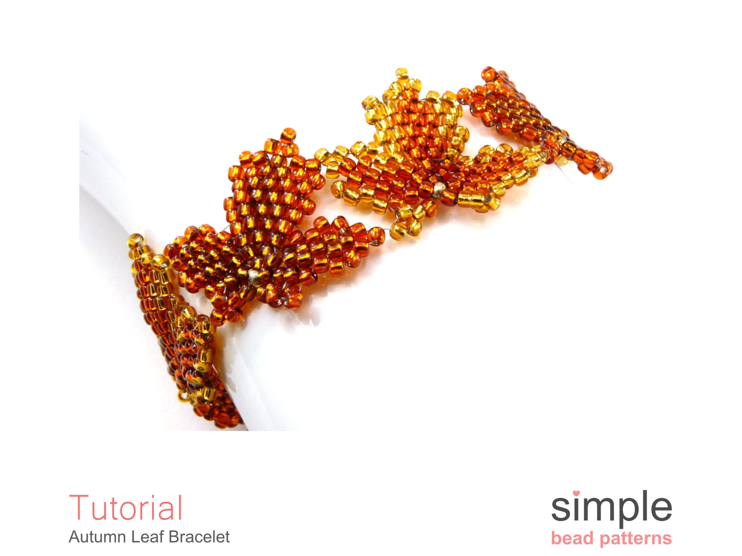 Autumn Leaf Bracelet Beading Pattern