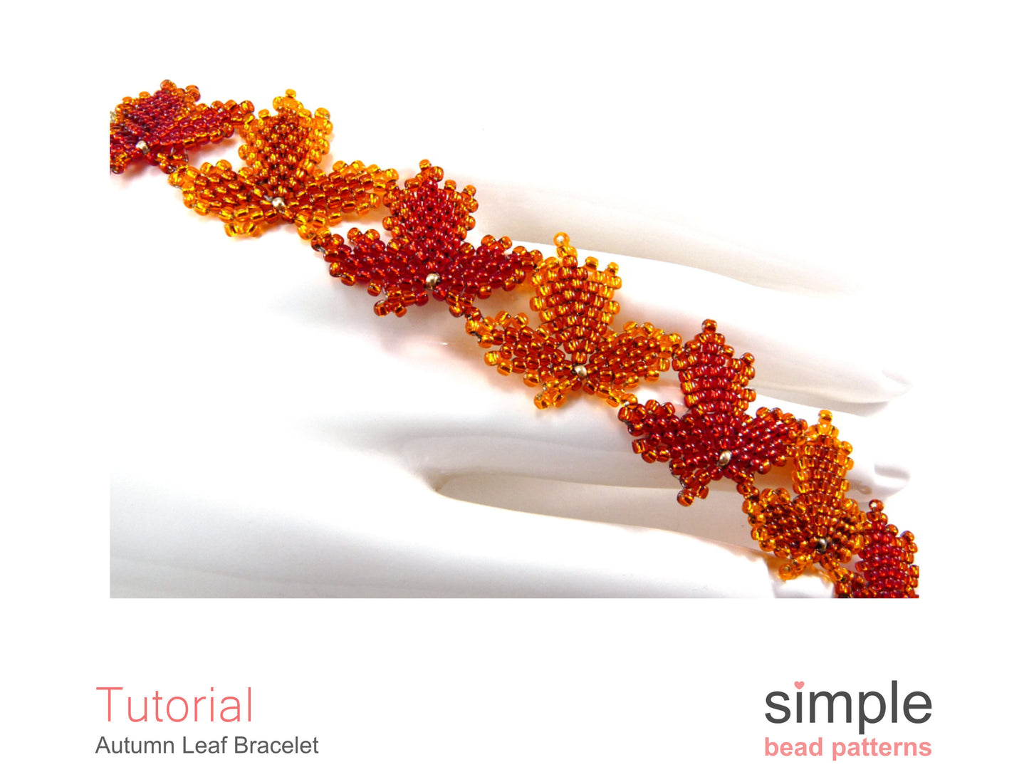 Autumn Leaf Bracelet Beading Pattern
