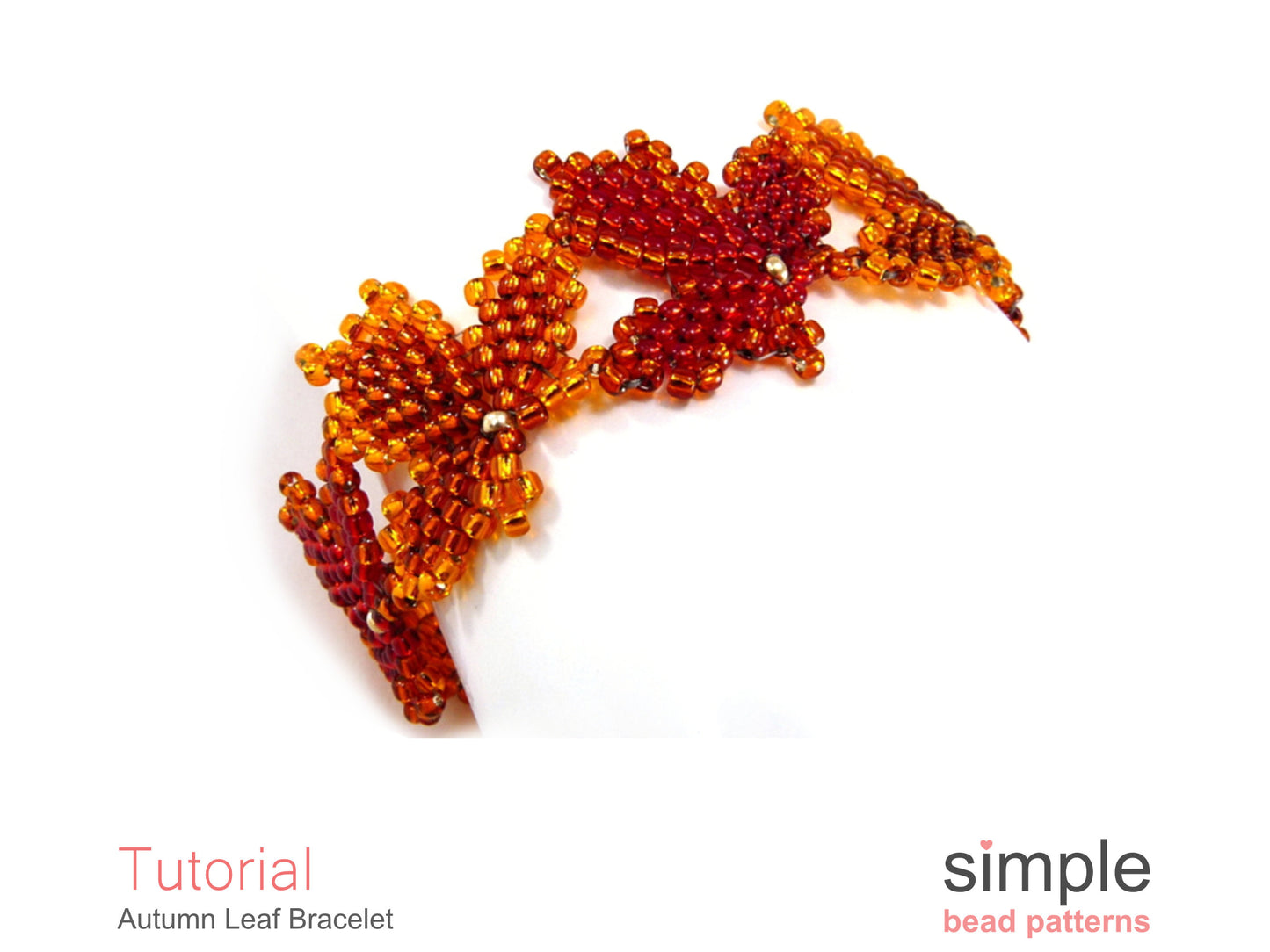 Autumn Leaf Bracelet Beading Pattern